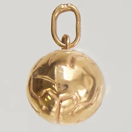 Hänge "boll" Ø11mm, 18K 1,6g.
