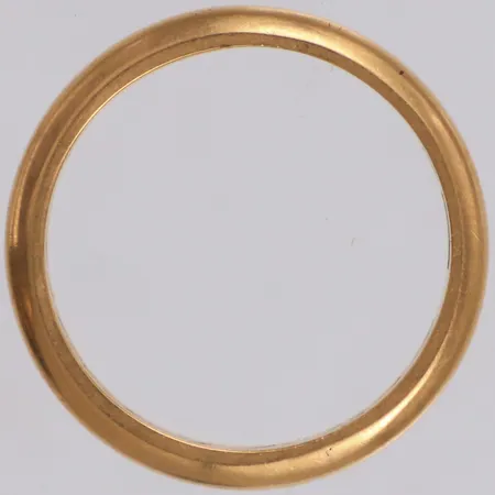 Ring slät, stl 18¼, bredd 3mm, gravyr, 20K Vikt: 5 g