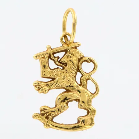 Hänge, ca 34mm, 18K Vikt: 4 g