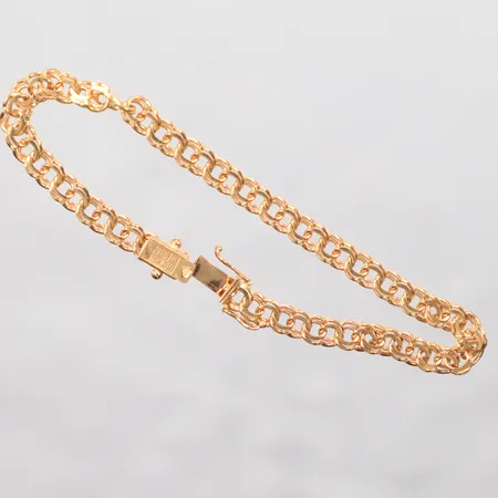 Armband, längd 19,5cm, bredd 0,5cm, 18K. Vikt: 9,3 g