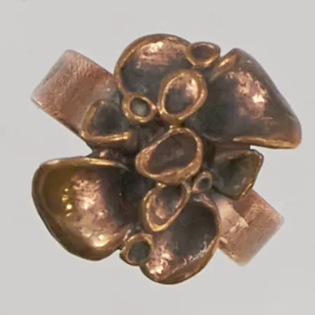 Ring, Ø16½, justerbar storlek, brons, finland.