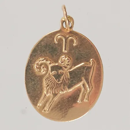 Hänge "väduren" 18mm, 18K 1,7g.