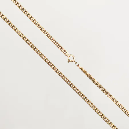 Kedja Pansar, Balestra, ca 52,5cm, bredd 3,4mm, vridet lås, 18K Vikt: 22,8 g