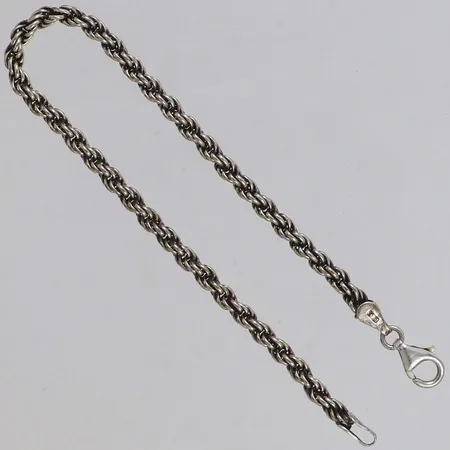 Armband Cordell, längd 19,5cm, bredd 3mm, GHA, 925/1000 silver Vikt: 7,3 g