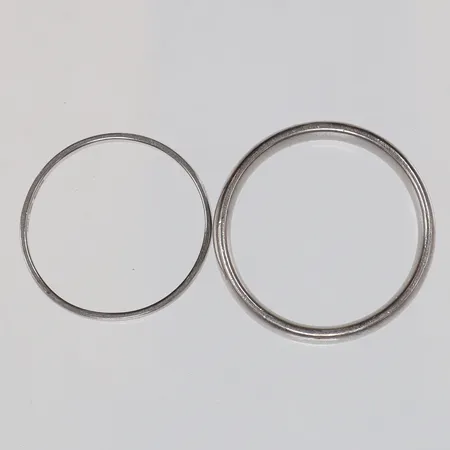 Diverse guld, släta ringar, vitguld,18K Vikt: 13,4 g