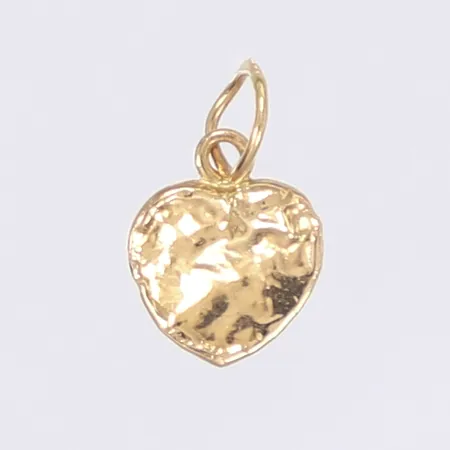 Hänge hjärta buckligt och defekt 18K Vikt: 0,2 g