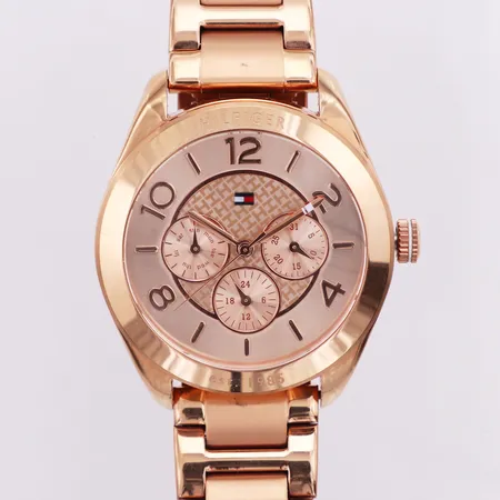 Armbandsur Tommy Hilfiger gracie, roséfärgad stål, quartz, Ø40mm, snr: 182.3.34.1256, roséfärgad stålband, ca 16cm, fint skick, inga tillbehör