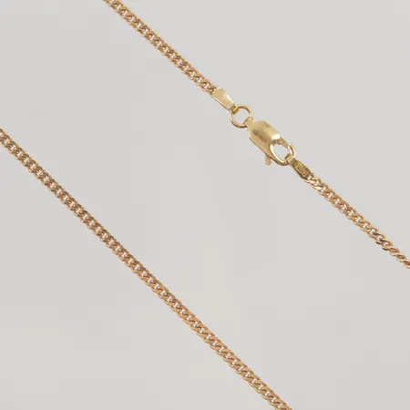 Kedja pansar 42cm, bredd:2,1mm, 18K 7,1g.