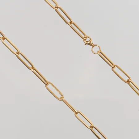 Kedja 48cm, bredd:4mm, 21K 9,0g.