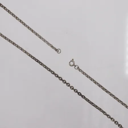 Kedja Ankar, 59cm, bredd 3,4mm, trögt lås, 835/1000 silver Vikt: 14,3 g