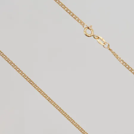 Kedja 45cm, bredd:1,5mm, 18K 2,0g.