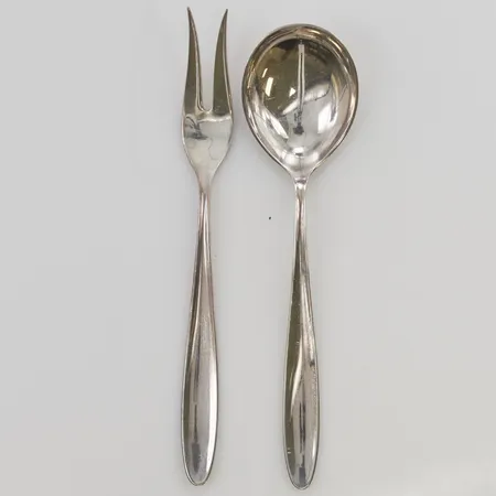 2 Uppläggningsbestick, 14cm, 830/1000 Silver 44,2g.