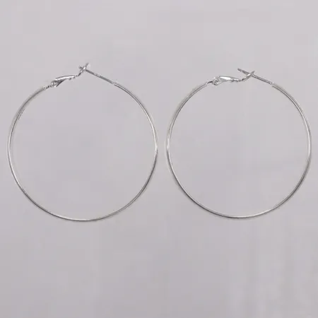 Ett par örhängen, 46mm, 925/1000 silver Vikt: 12,9 g