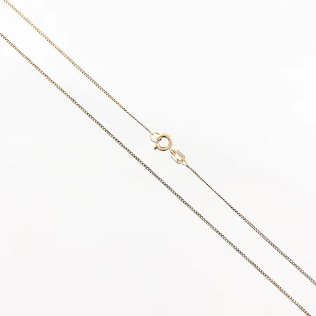 Kedja Pansar, 41,8mm, bredd 1mm, rödguld, 18K. Vikt: 1,6 g