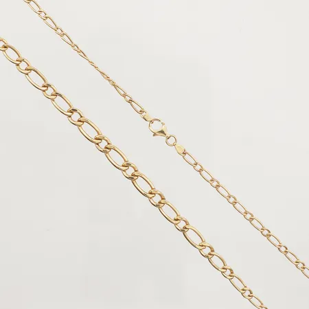 Collier doserat, längd 45cm, bredd 3,3-6,3mm, 18K Vikt: 6,2 g
