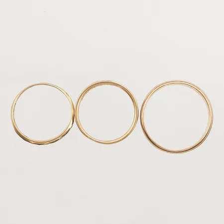 Ringar, gravyr, 18K Vikt: 12,3 g
