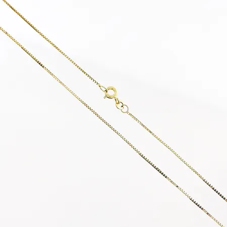 Kedja Venezia, 41,3mm, bredd 0,8mm, 8K. Vikt: 1,6 g