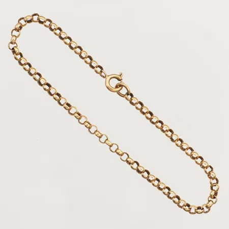 Armband, ca 19cm, bredd 3mm, 1 öppen ögla, 18K Vikt: 5,1 g