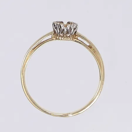 Ring saknar sten/defekt 14K Vikt: 1,6 g