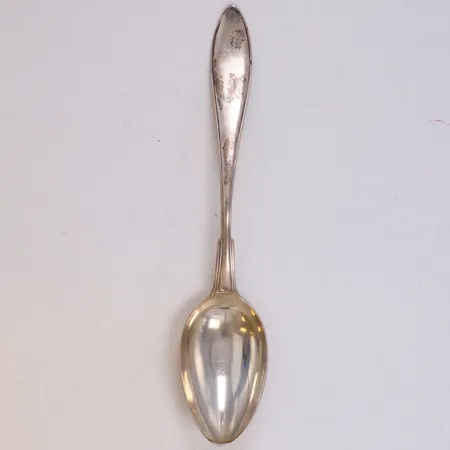 Sked, modell Svensk spetsig, längd 18,5cm, GAB Stockholm 1907, 830/1000 silver Vikt: 40,3 g