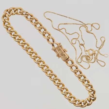 Diverse guld, defekt, 18K 11,6g.