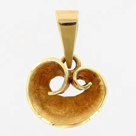 Hänge, ca 23mm, 14K Vikt: 2,6 g