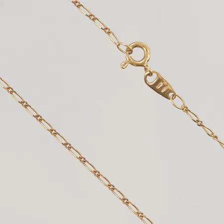 Kedja 42cm, bredd:1mm, 18K 2,5g.