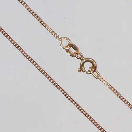 Halskedja Pansar, längd 38cm, bredd 1mm, 18K Vikt: 2,3 g