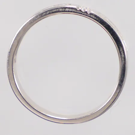 Ring vitguld diamanter 11x ca. 0,01ct Ø17, 18K Vikt: 4,1 g