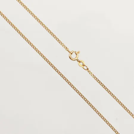 Kedja Pansar, längd 40cm, bredd 1,6mm, 18K Vikt: 4,5 g