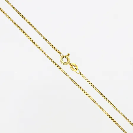 Kedja Venezia, ca 42cm, bredd ca 1mm, 14K Vikt: 4 g