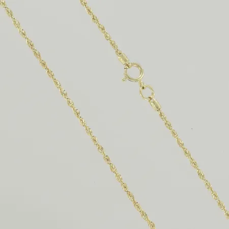 Halskedja singapor, längd 45 cm, 18K Vikt: 0,8 g