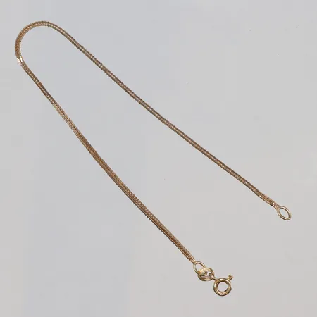 Armband Rävsvans 18,5cm bredd 1,5mm Balestra 18K Vikt: 1,8 g
