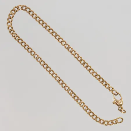 Armband pansar 20,5cm, bredd:3mm, defekt lås, 18K 8,5g.