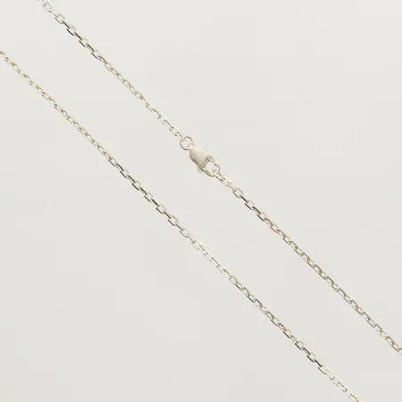 Kedja Ankar, ca 51,5cm, bredd 1,5mm, Guldfynd, 925/1000 silver Vikt: 2,6 g