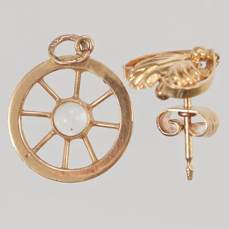 Diverse guld, defekt, 18K 1,9g.