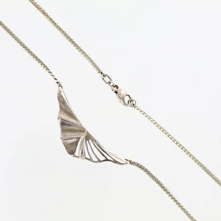 Collier 37cm, bredd: 2-15mm, Silver 925/1000 Vikt: 6,5 g