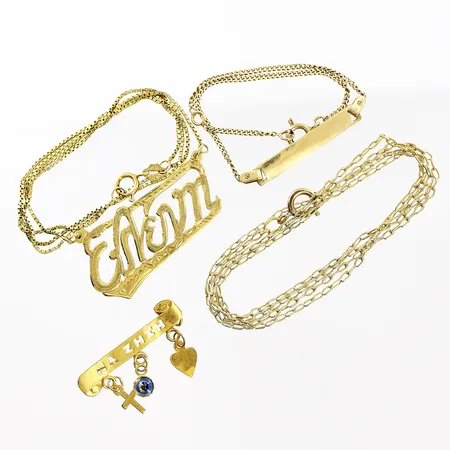 Diverse guld, 14K Vikt: 11,3 g