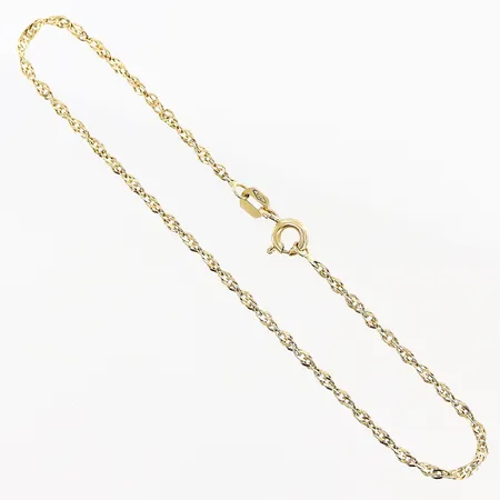 Armband, Singapore, 18cm, bredd 1,2mm, 18K. Vikt: 1,2 g