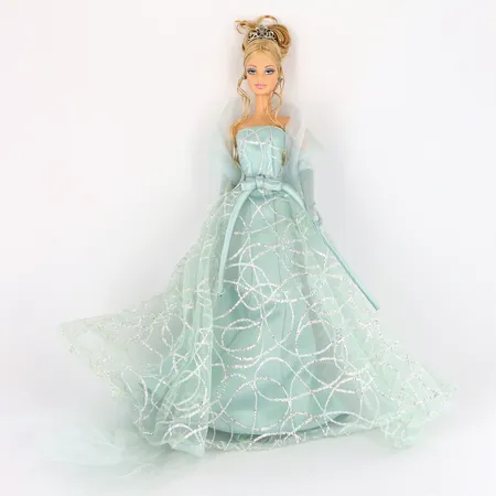 Barbiedocka, Collector Edition från 2001, Aqua Blue, saknar skor Vikt: 0 g Skickas med paket.