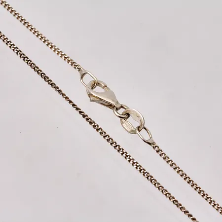 Kedja i silver, 42,5cm, Pansar, bredd 1,1mm, 925/1000, vikt 1,91g.