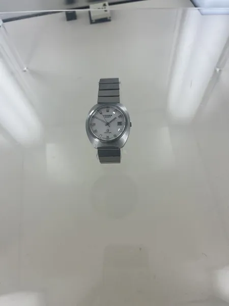 Herrur Citizen Crystron quartz 4-860888Y japan, diam 38 mm, repigt glas, Behov av nytt batteri.