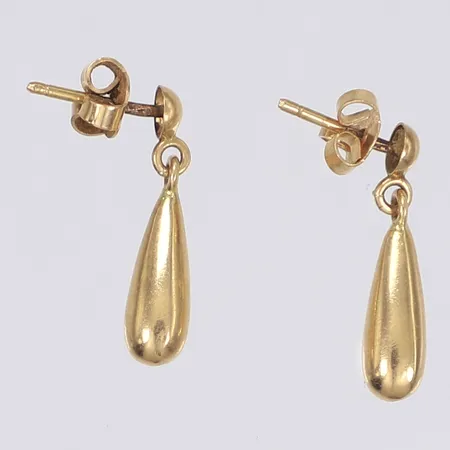 Ett par örhängen droppar, 21x4mm, 18K Vikt: 1,9 g