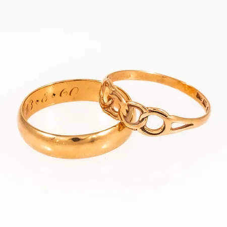 Defekt guld 18K 5,4g.