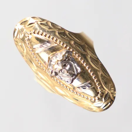 Ring Ø20¼, 14k  Vikt: 3,6 g