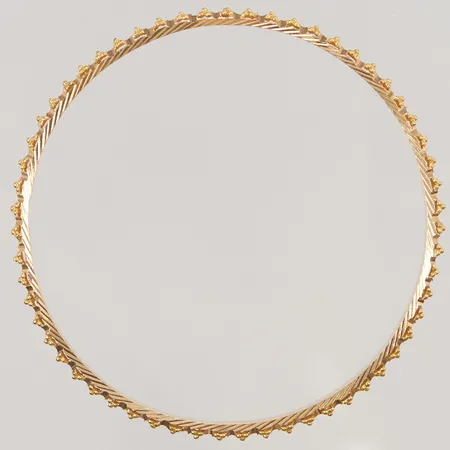 Armring Ø60, bredd:3,3mm, 22K 10,5g.