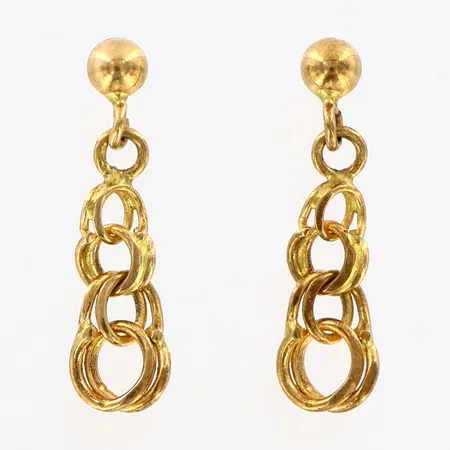 Ett par örhängen Bismarck, 19mm, bredd:2-5mm, 18K Vikt: 1,4 g