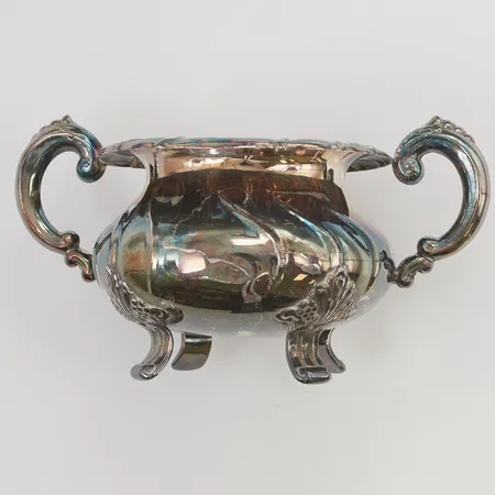 Skål, höjd ca 7cm, 830/1000 Silver 155,5g.