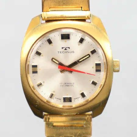 Herrur technos 17 stenar , mekanisk, Ø35-40mm