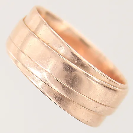 Ring, stl 21½, bredd 10mm, 14K Vikt: 12,7 g